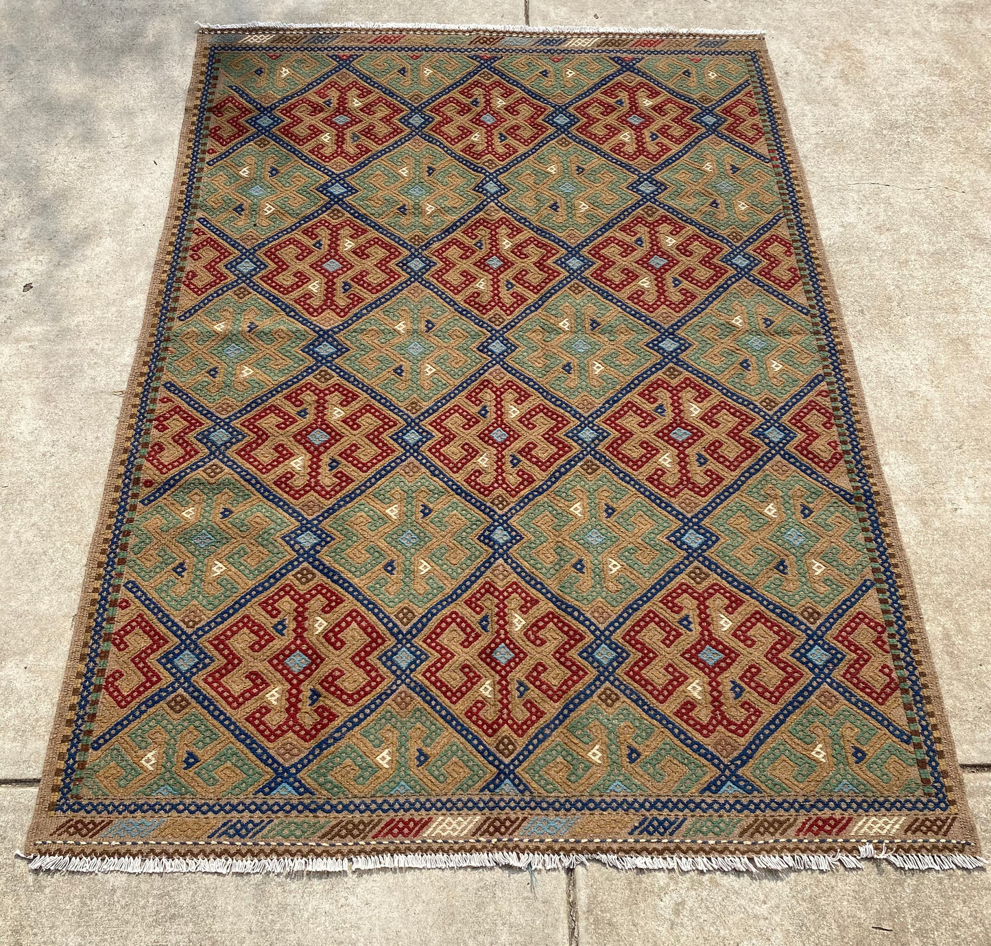 Maimana Kilim II - 6.6 x 9