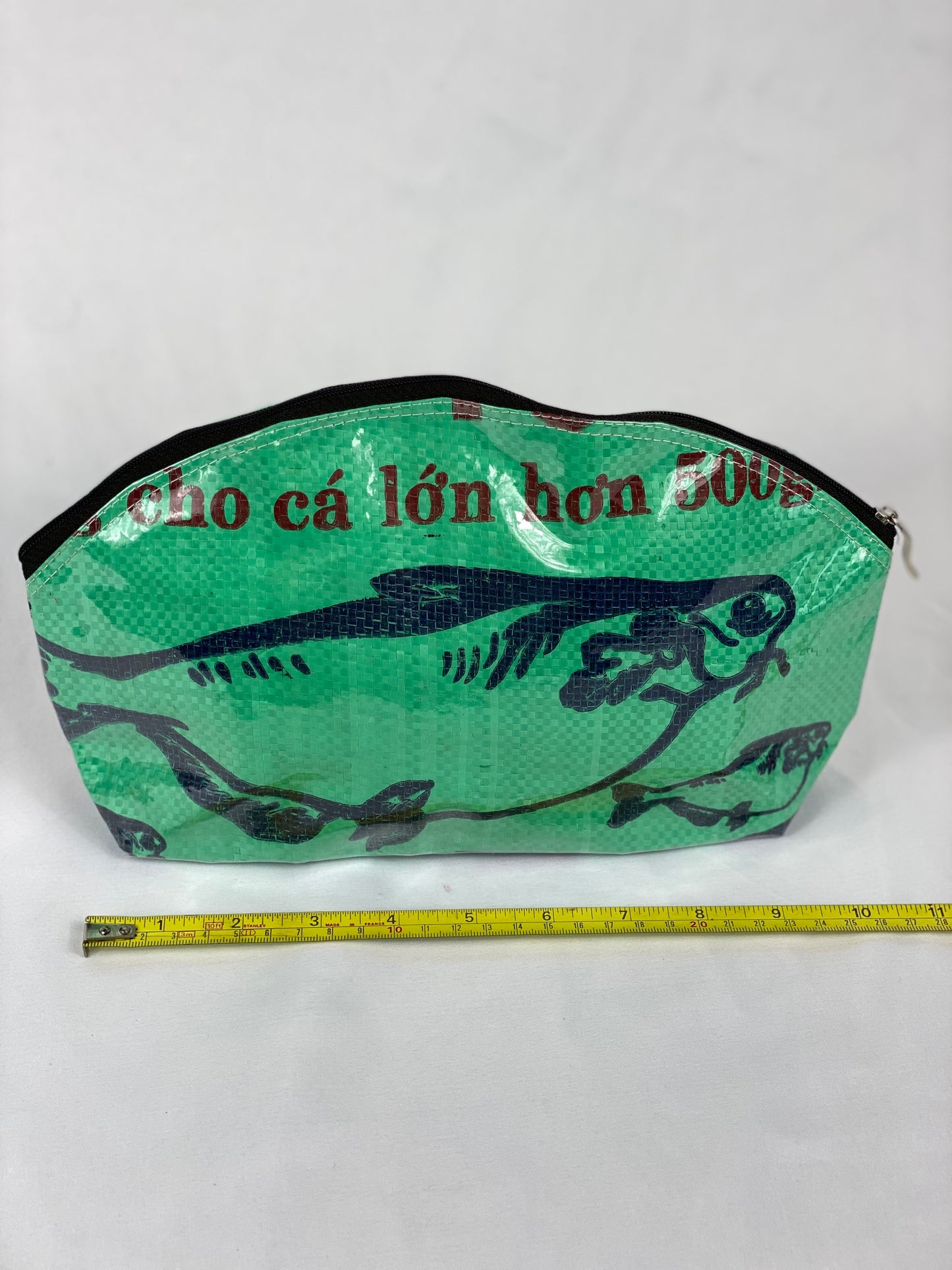 Makeup Bag - Green Whale