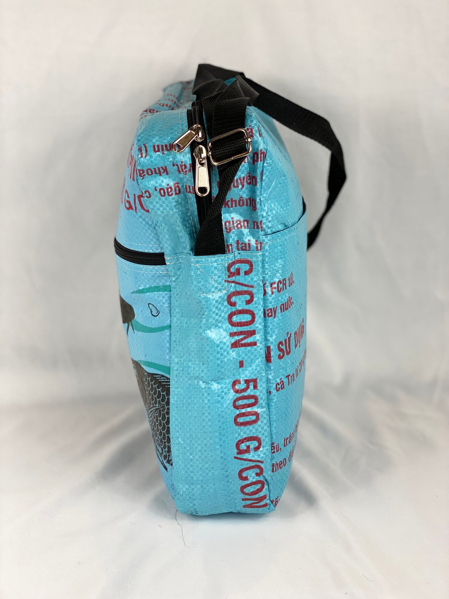 Padded Laptop Bag - Blue Fish