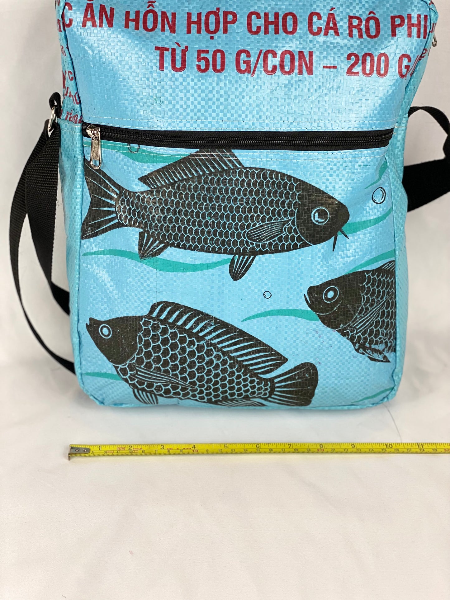 Padded Laptop Bag - Blue Fish
