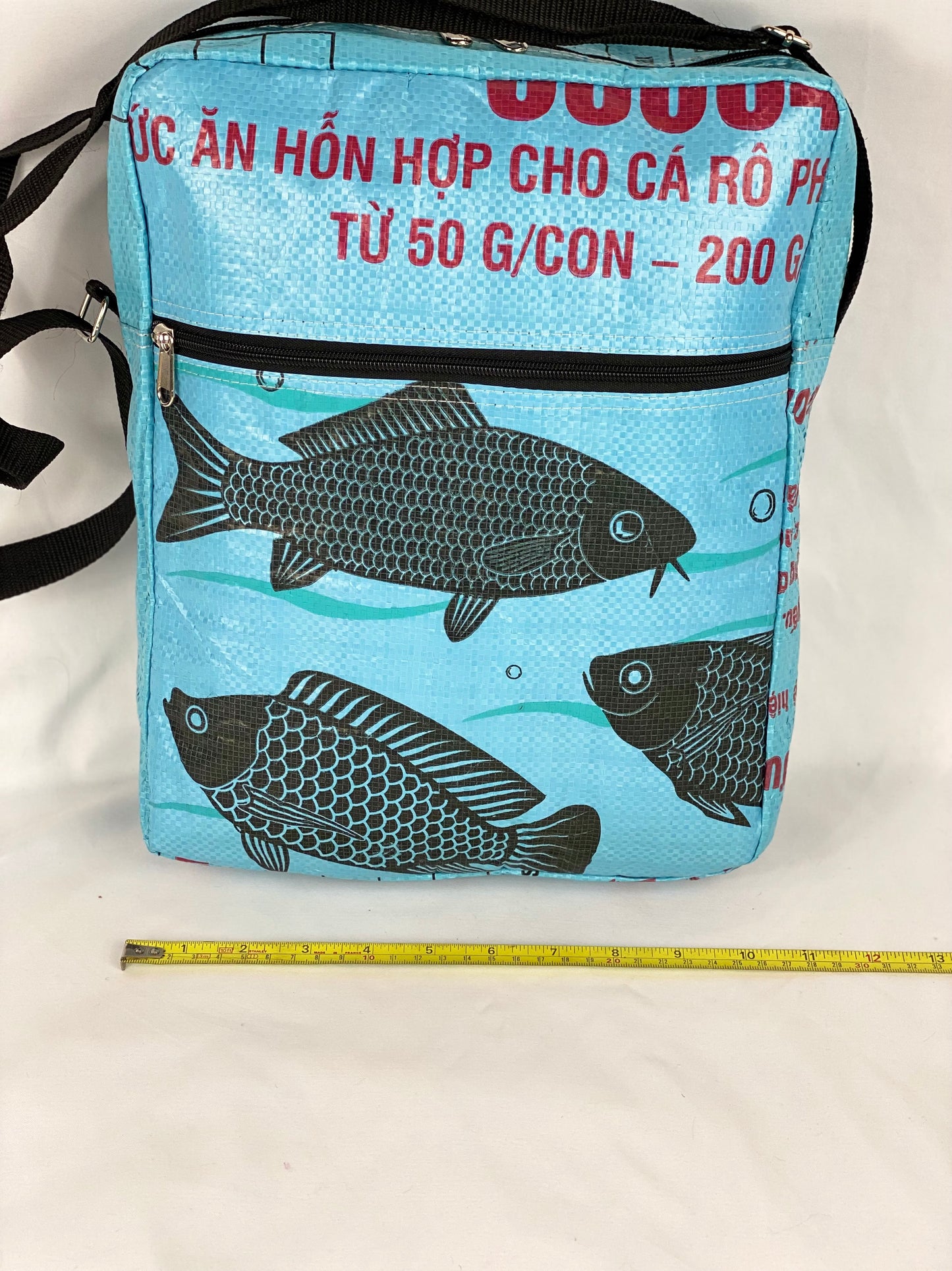 Padded Laptop Bag - Blue Fish