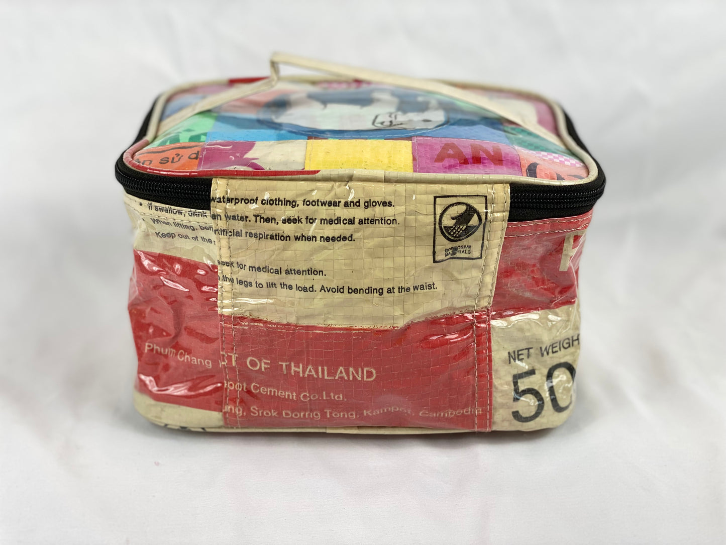 Toiletry Bag - Multi Colored Elephant