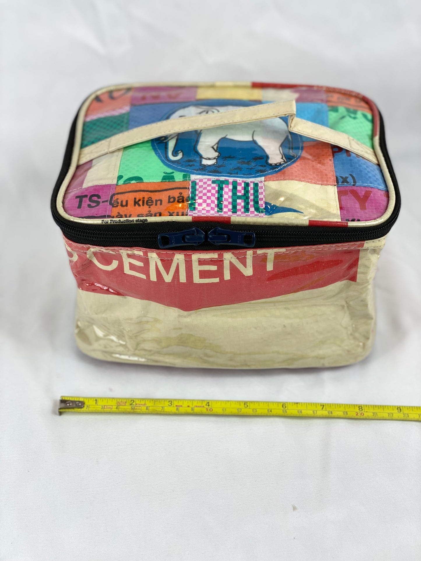 Toiletry Bag - Multi Colored Elephant