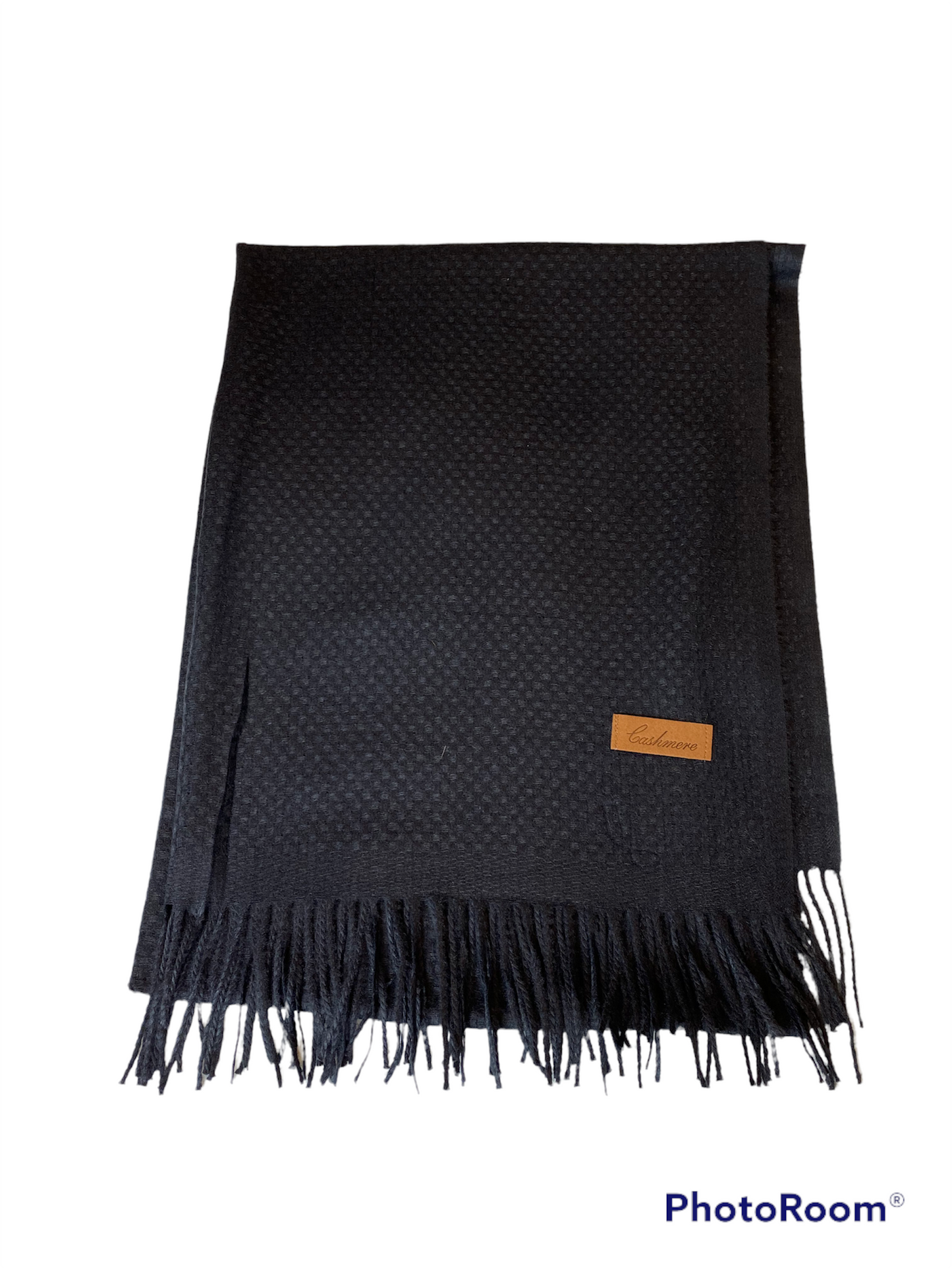 Basket Weave 100% cashmere pashmina