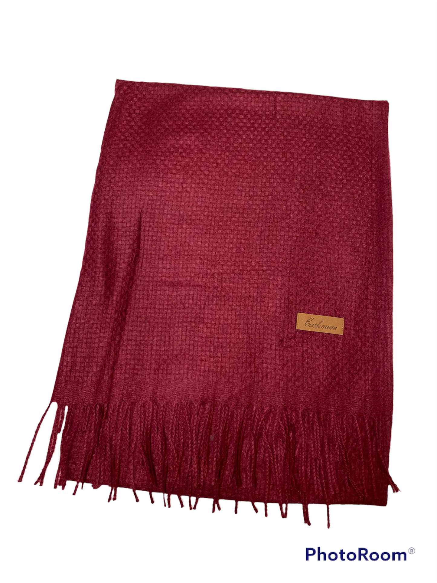 Basket Weave 100% cashmere pashmina