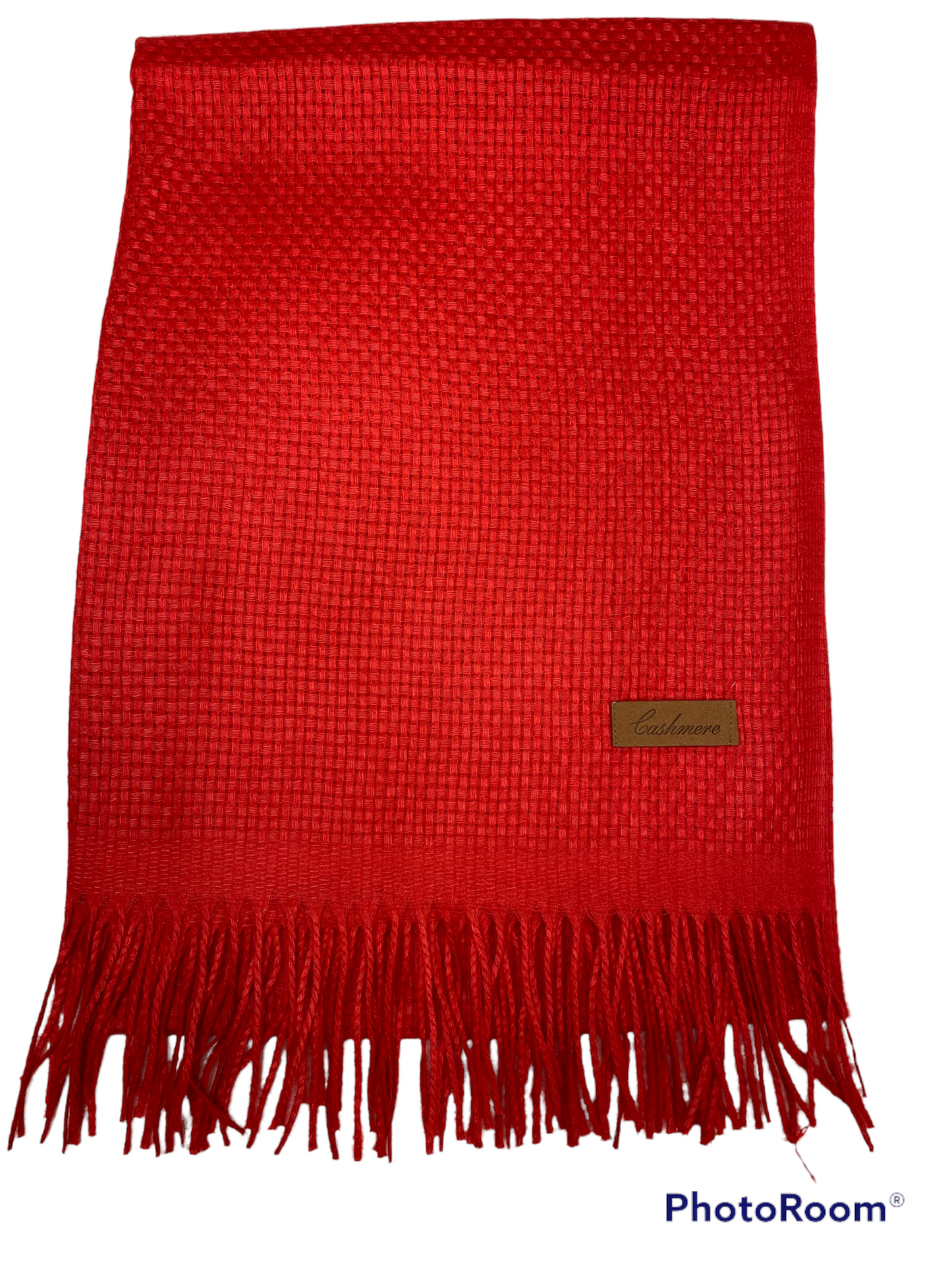 Basket Weave 100% cashmere pashmina