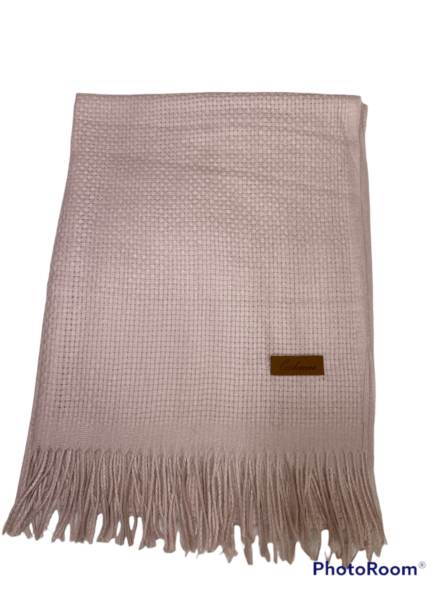 Basket Weave 100% cashmere pashmina