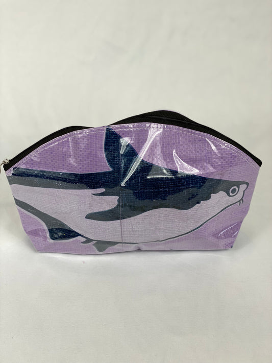 Makeup Bag - Purple Whale