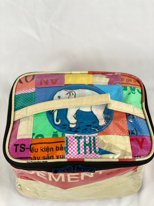 Toiletry Bag - Multi Colored Elephant