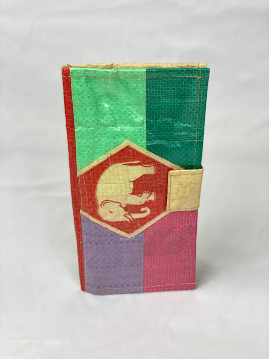 Travel Doc Wallet | Multi Colored Elephant