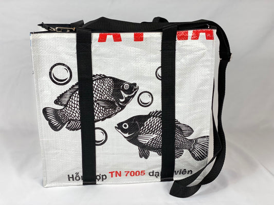 Tote Bags - White Fish