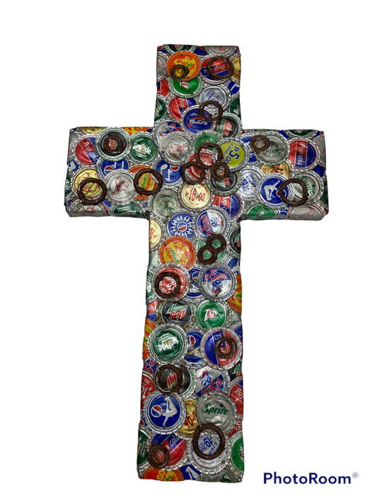 Bottle Cap Cross