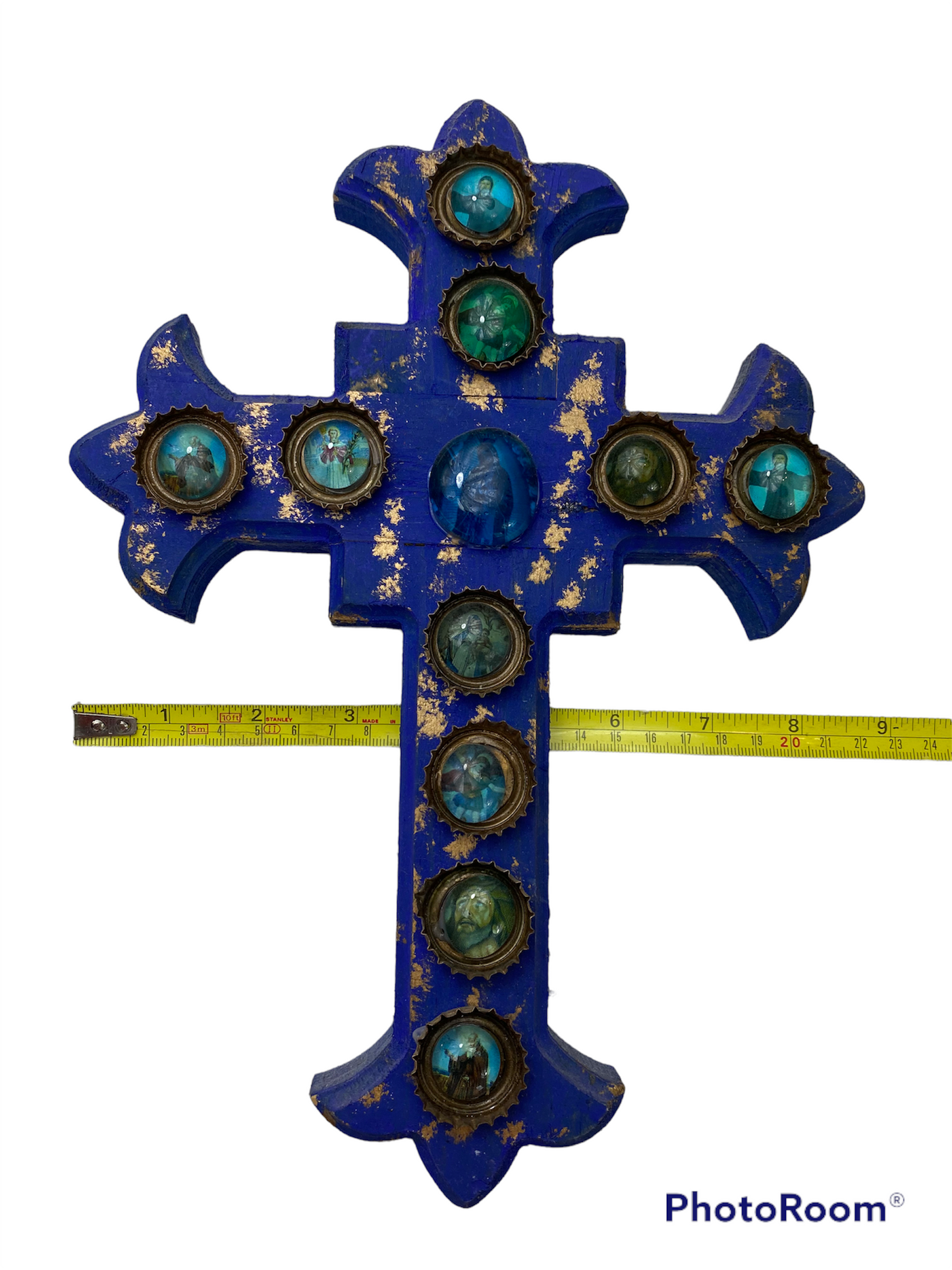 Mexican Bottle Cap Cross