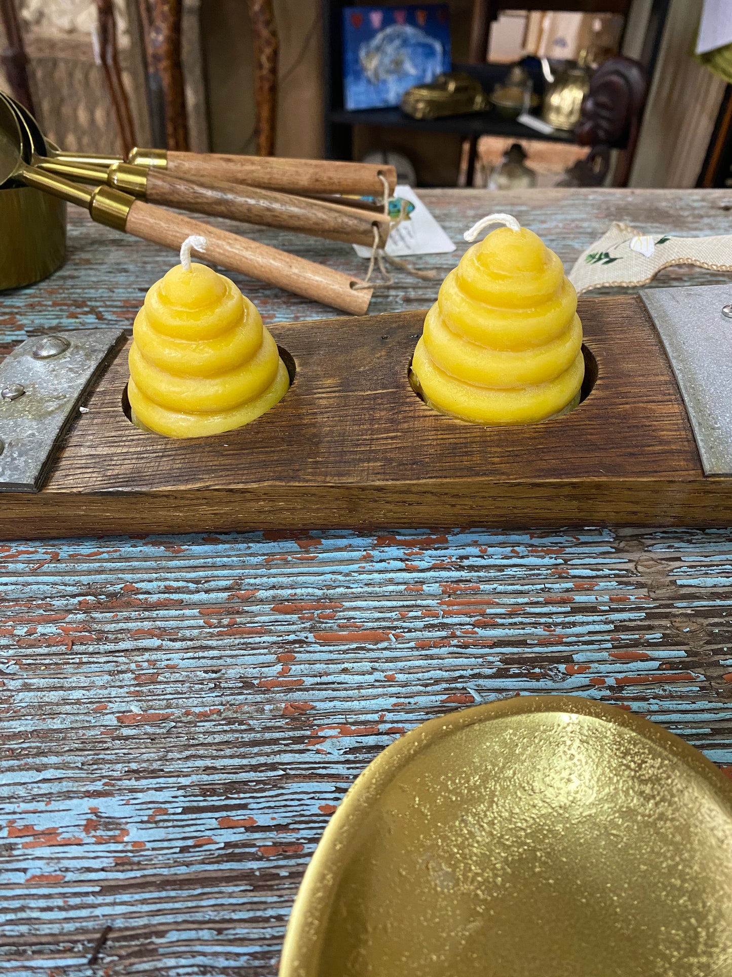 100% Pure Beeswax mini votive