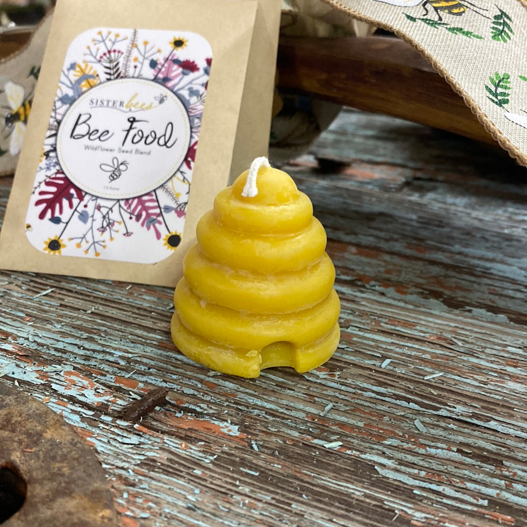 100% Pure Beeswax mini votive