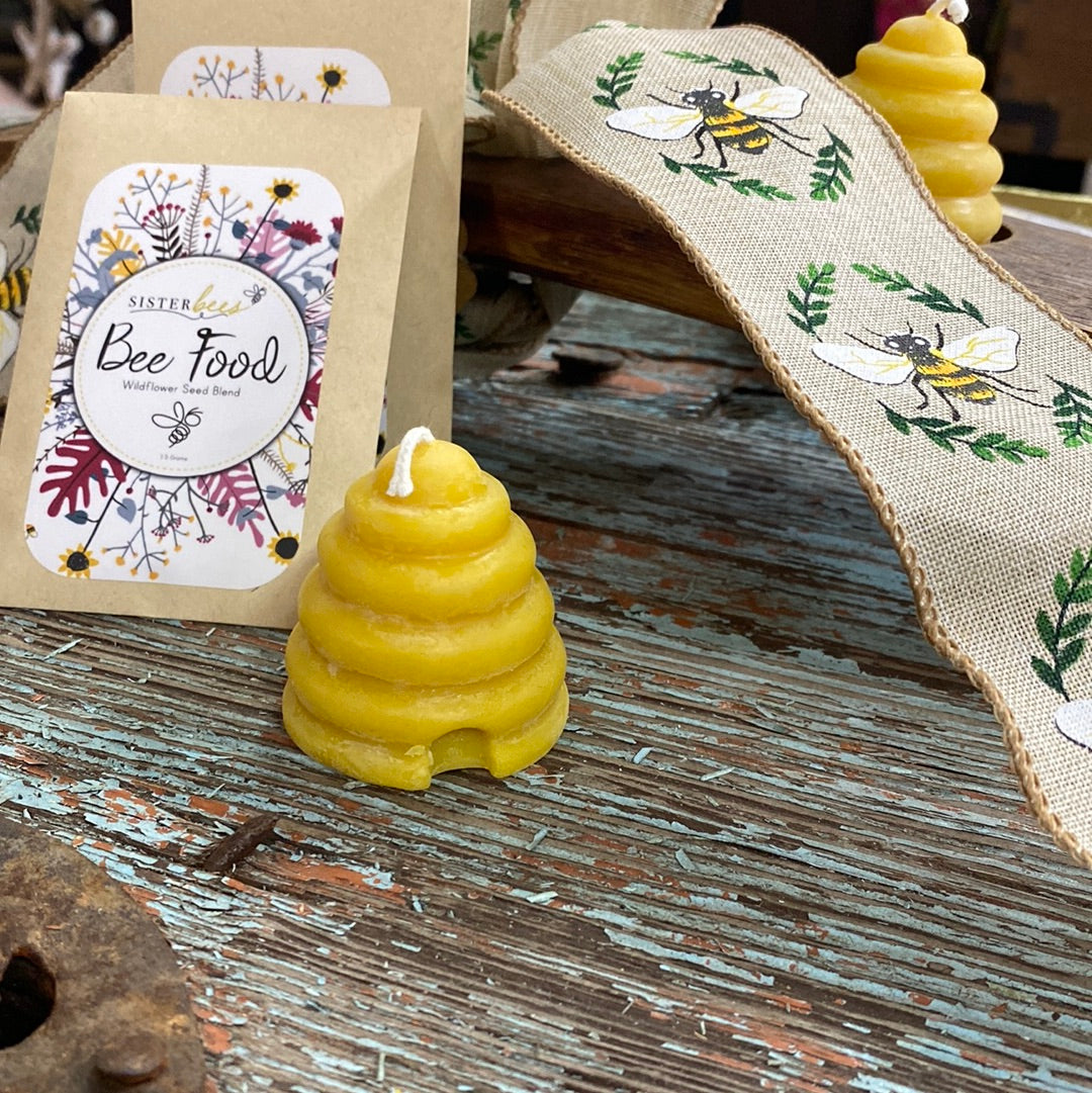 100% Pure Beeswax mini votive